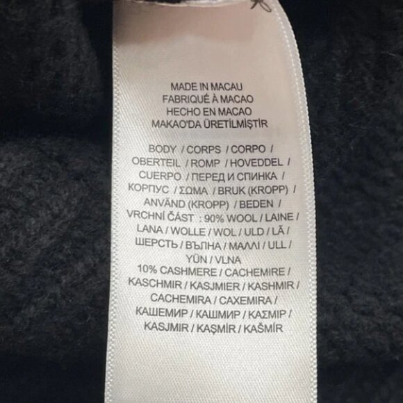 Polo Ralph Lauren Men's Wool Cashmere Turtleneck Sweater Black Size Medium NWT - Picture 8 of 8